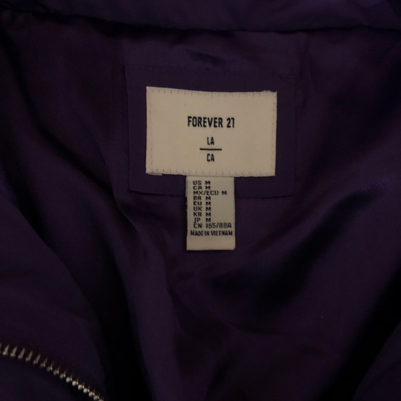 Purple puff Jacket. - Picture 2 of 3